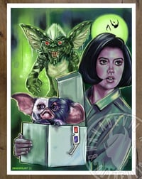 Gremlins (Gizmo and Kate) 9x12 in. Art Prints