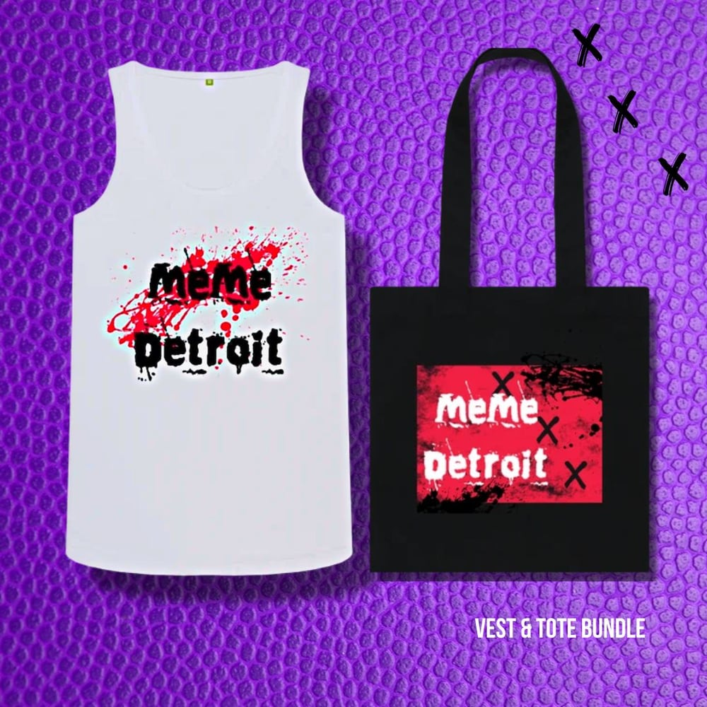 Image of MeMe Detroit Logo Vests