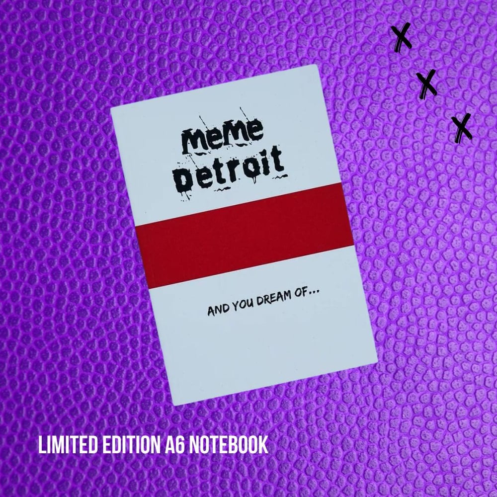 Image of MeMe Detroit logo notebook (Online Exclusive)
