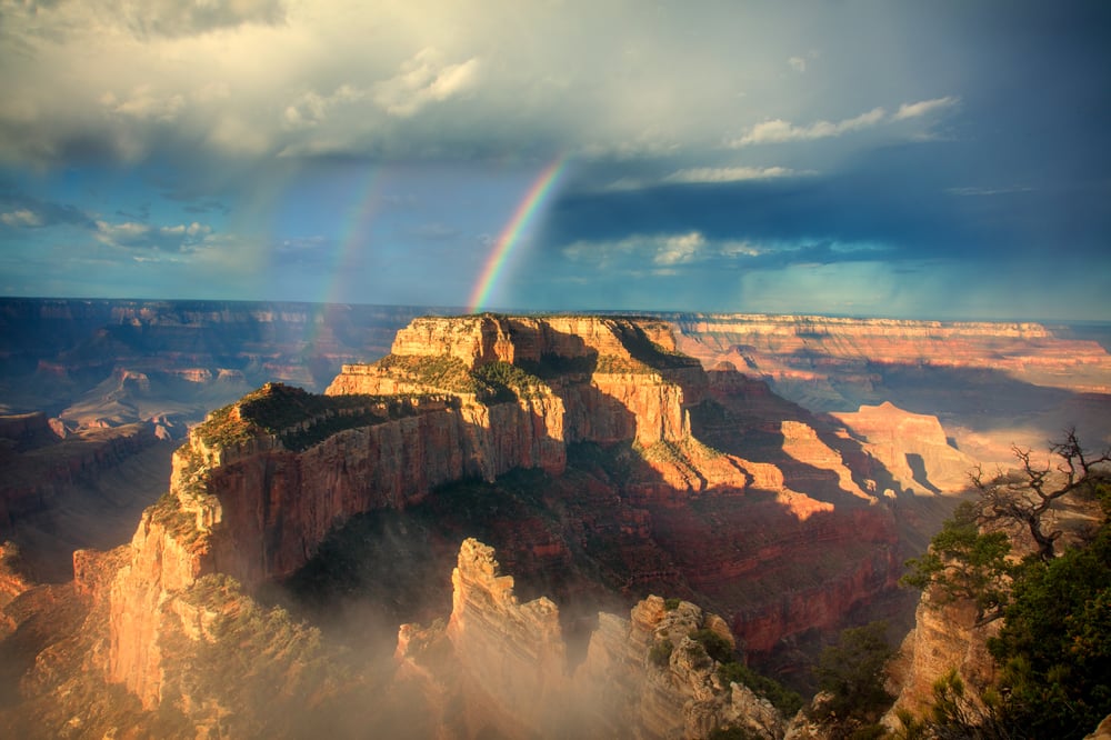 Image of Grand Canyon Double Rainbow