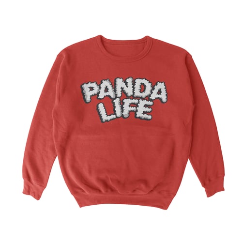 Image of PL Clouds Crewneck Red