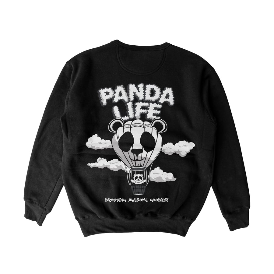 Image of PL Clouds Crewneck Black