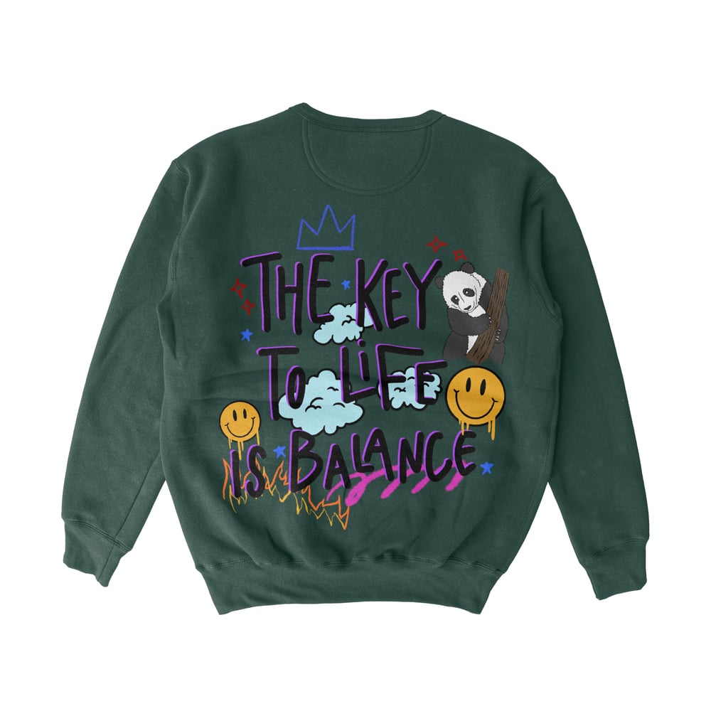Image of Balance Crewneck Forest Green