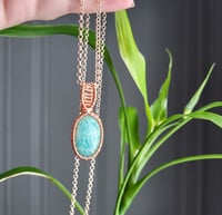 Image 3 of Copper Amazonite Pendant