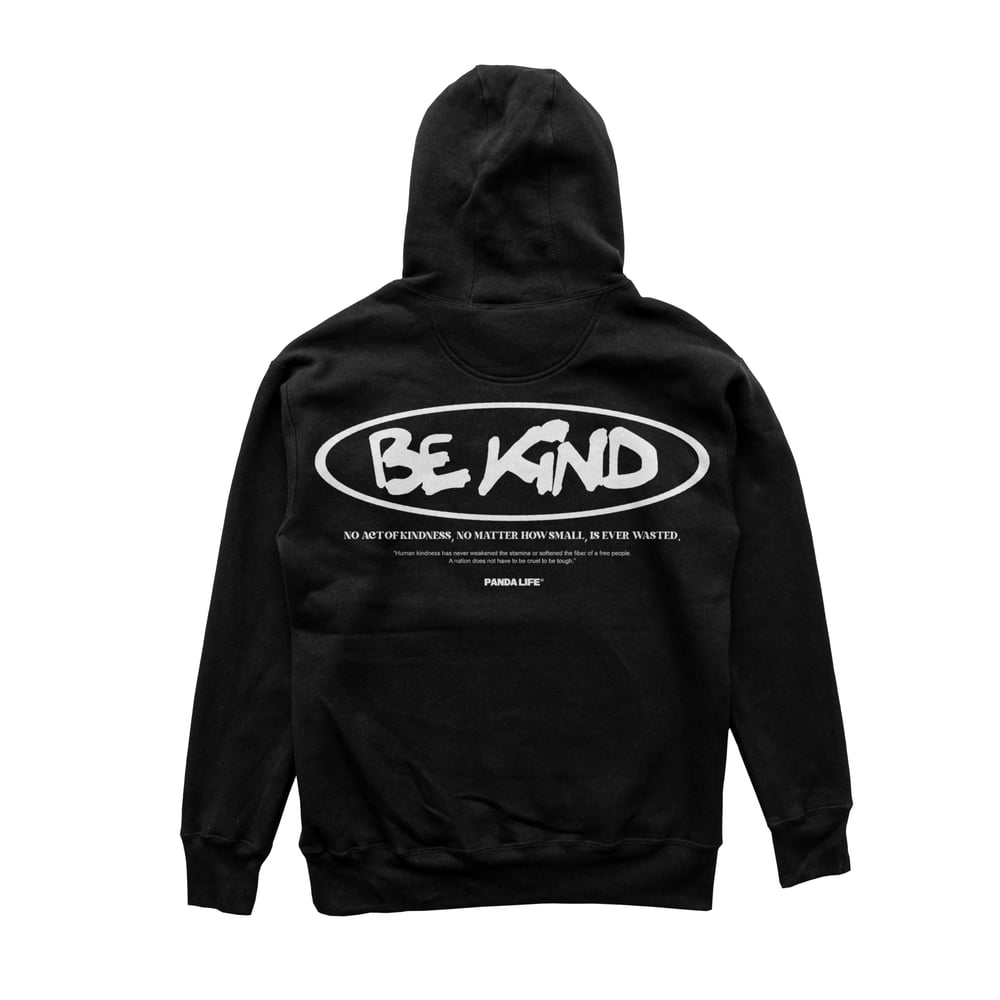 Image of Be Kind Hoodie Black
