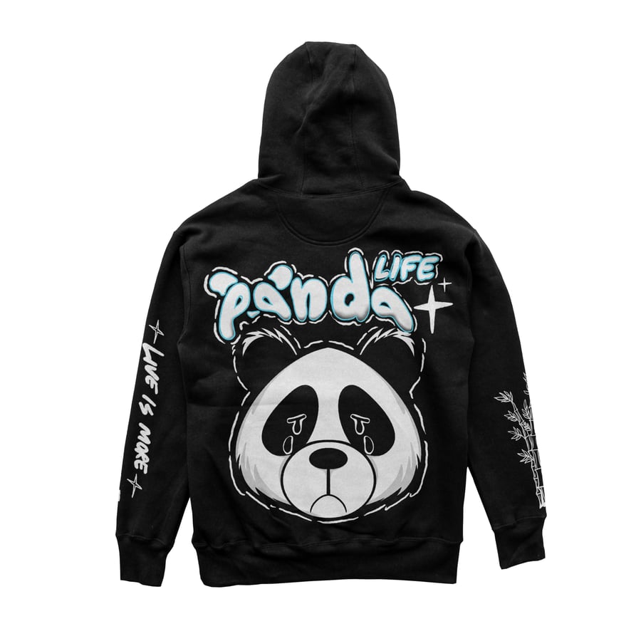 Image of Life Of Panda Hoodie Black
