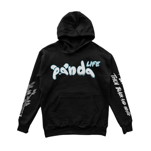 Image of Life Of Panda Hoodie Black