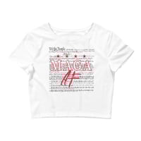 Image 2 of MAGA AF Women’s Crop Tee from PatriotsCo