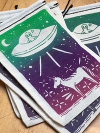 Image 1 of Alien Abducting a Unicorn Bag