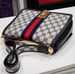 Image of  Vtg. Gucci Blue Monogram Shoulder Bag