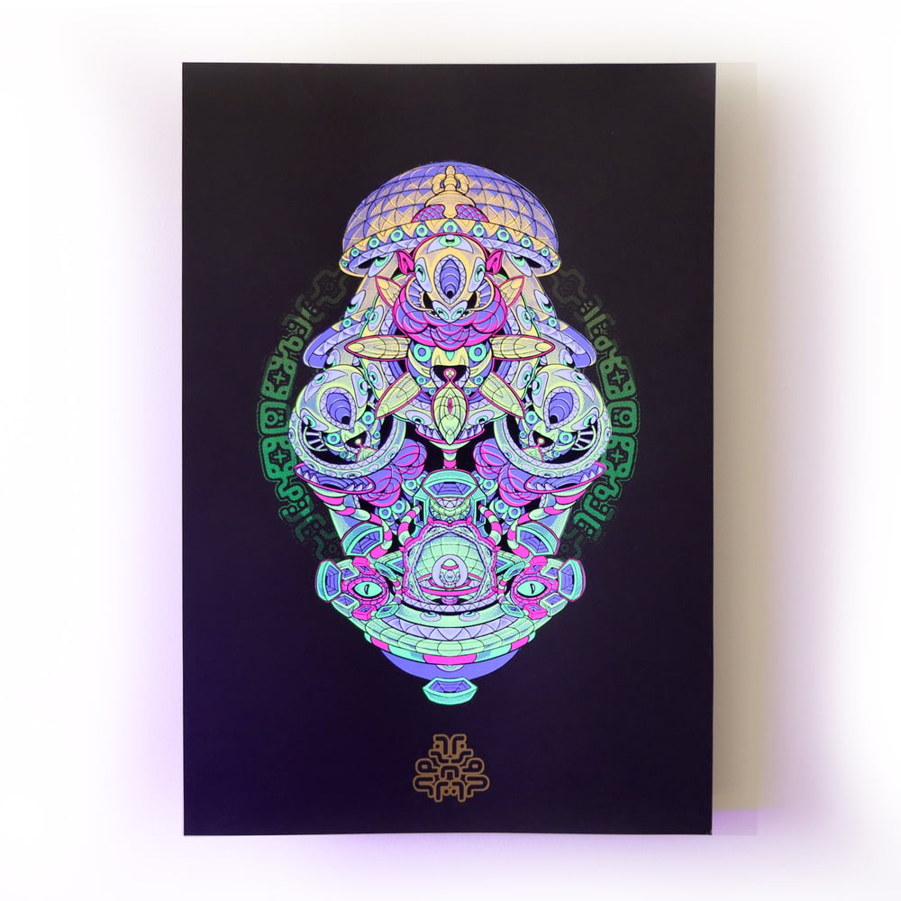 Image of _"Quīmerā"_ LE33 UV ScreenPrint