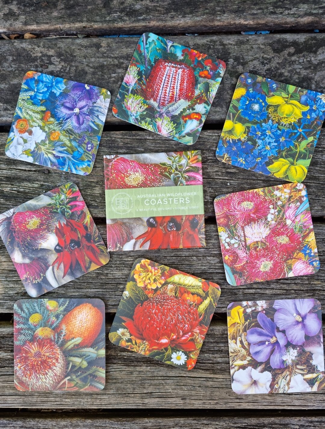 Australian Wildflower Coasters Belle Fleur Store