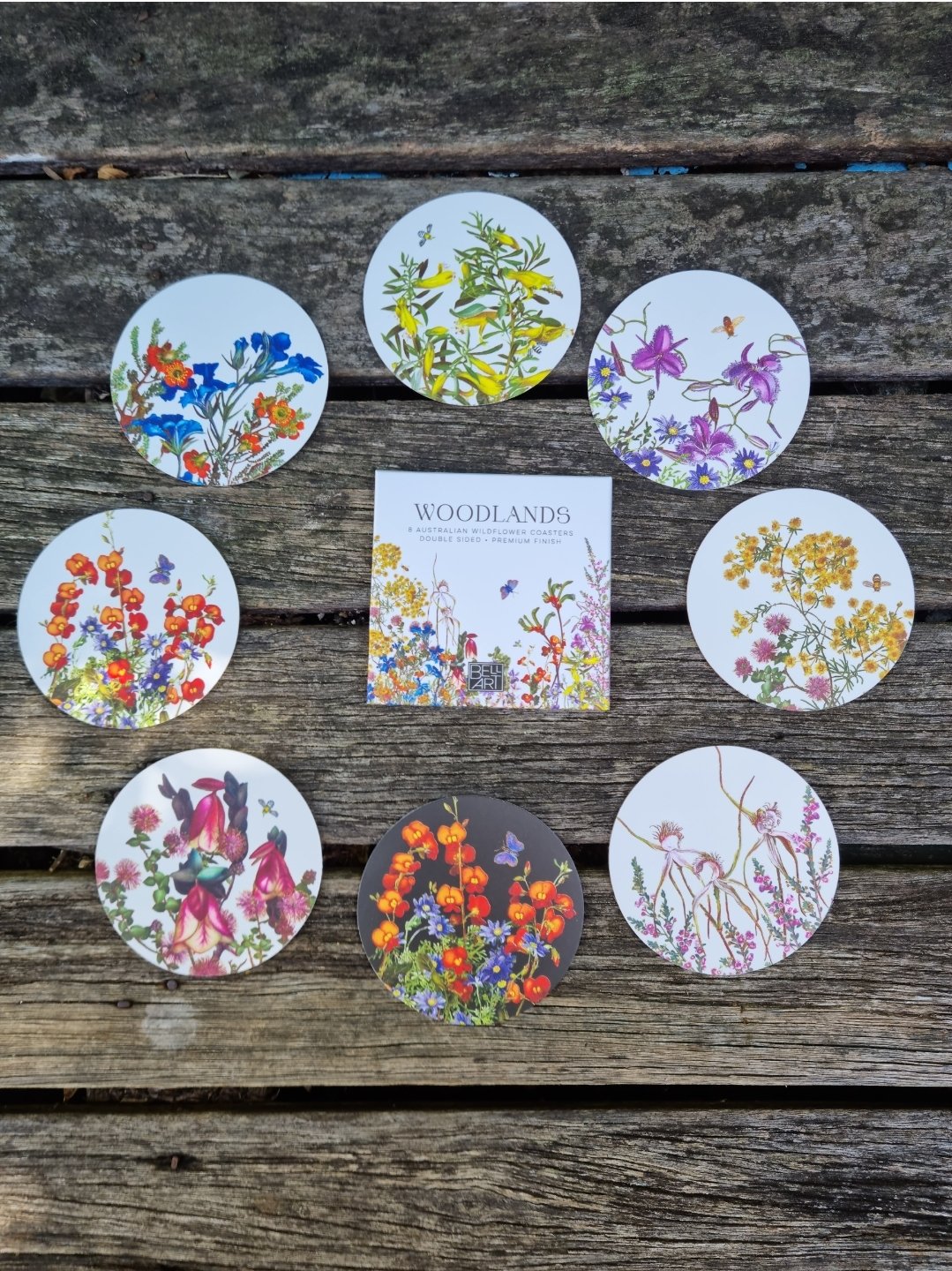 Australian Wildflower Coasters Belle Fleur Store