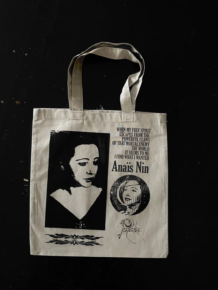 Image of Anais Nin tote bag