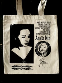 Image 2 of Anais Nin tote bag