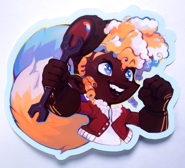 Image of Miles "Tails" Prower Sticker *PRE ORDER*