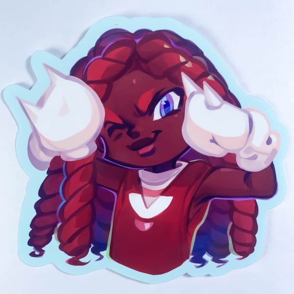 Image of Knuckles The Echidna Sticker *PRE ORDER*