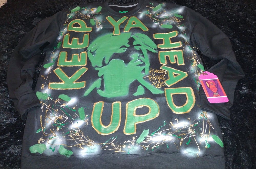 Image of Keep Ya Head Up (Royal) Sweatshirt