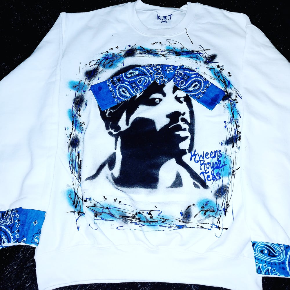 Image of All Eyez On Me (Sapphire) Sweatshirt 