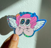 Angry Angel Sticker