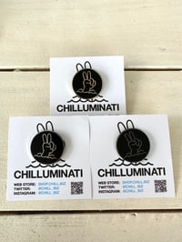 Image 1 of CHILLUMINATI Enamel Pins
