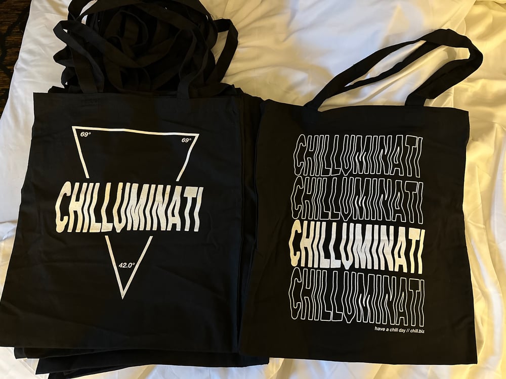 CHILLUMINATI Tote Bag