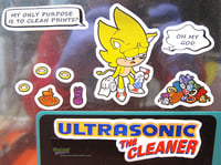 Ultrasonic Cleaner 10 Sticker Sheet