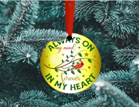 Image 1 of Christmas Ornament, Alway in my Heart