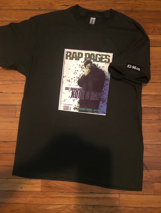 Image of Kool G Rap (Classic) Rap Pages Cover T-shirt