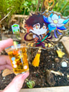 Genshin Boba Archons! (Liquid Charms + Tassel Charms)