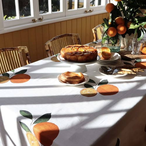 Image of Orange Tablecloth by mr c