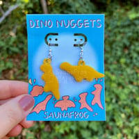 Image 2 of Dino Nuggie Earrings