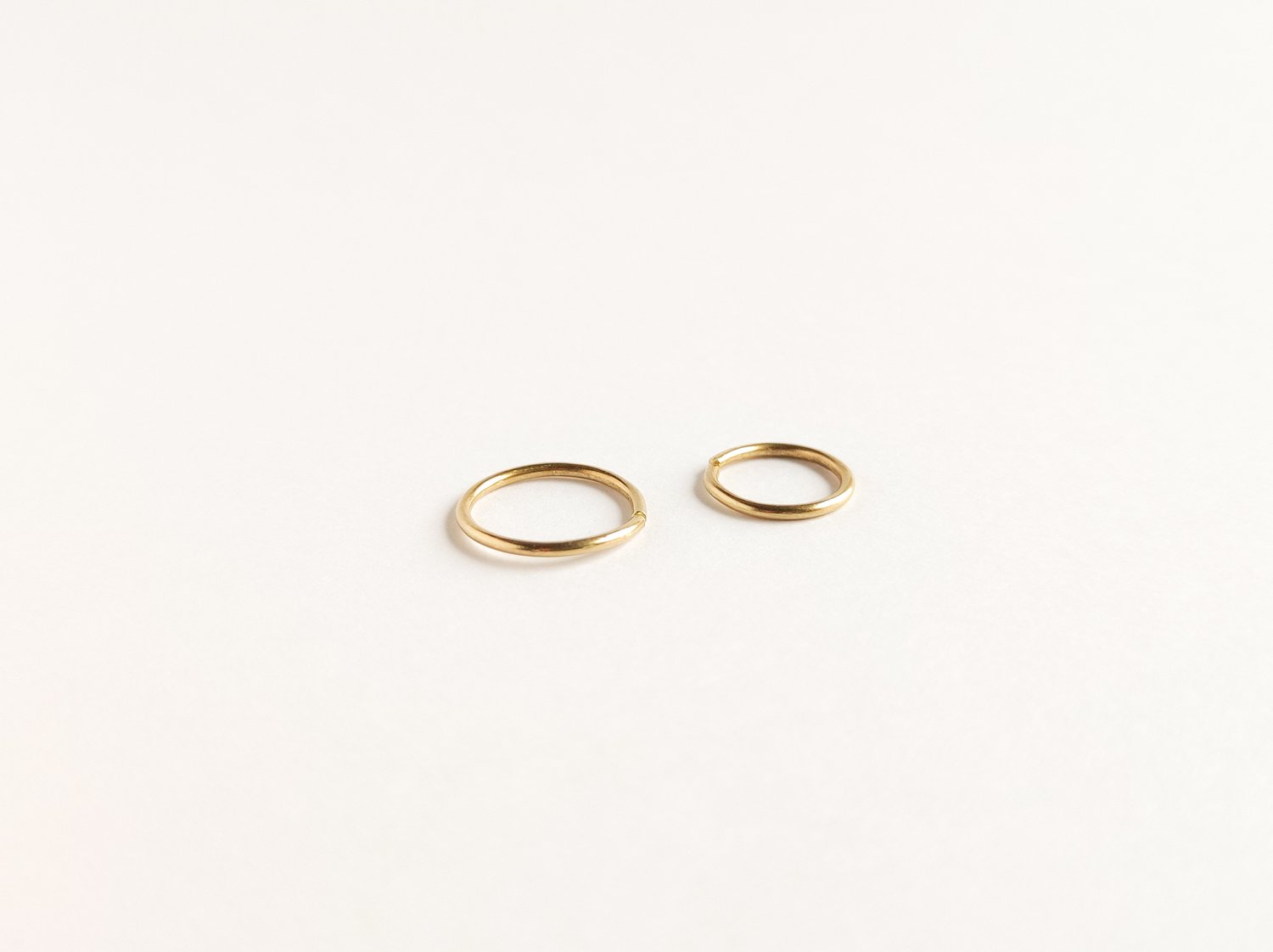 Image of Fine Gold Hoop Creoles