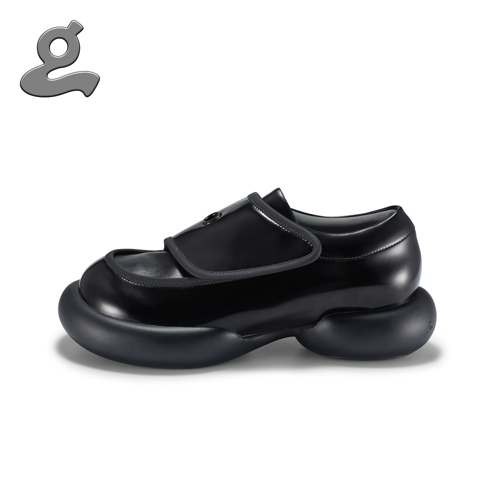 即購可GRAPE MICROFIBER LEATHER BLACK SHOES GRAPE MICROFIBER LEATHER BLACK SHOES