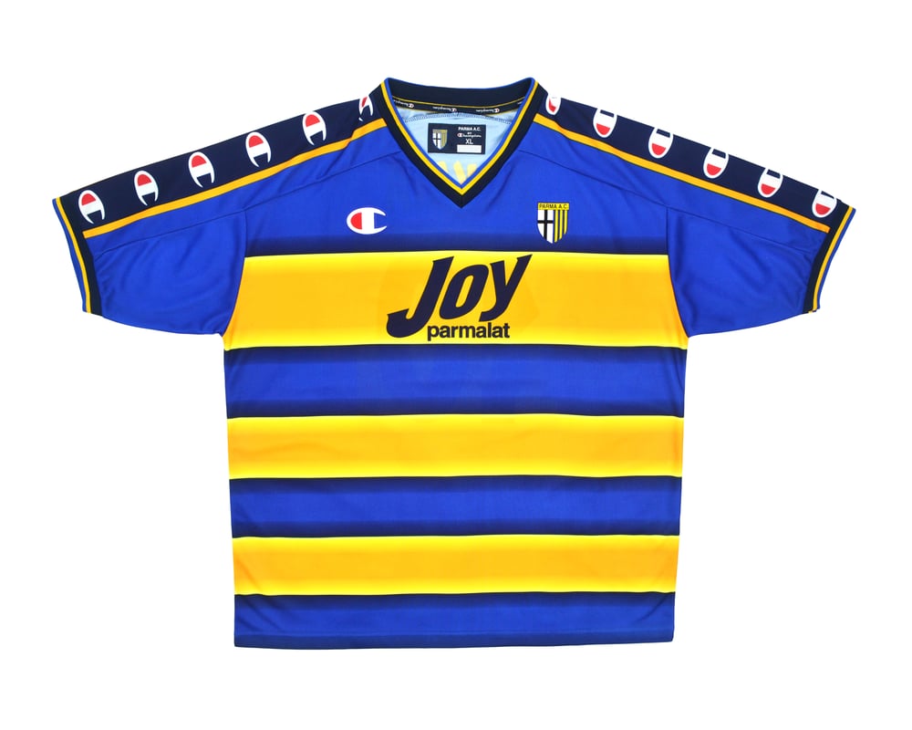 Image of 2001-02 Champion Parma Home Shirt  'Nakata 10' XL