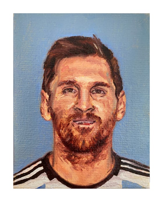 Image of Portrait of Lionel Messi