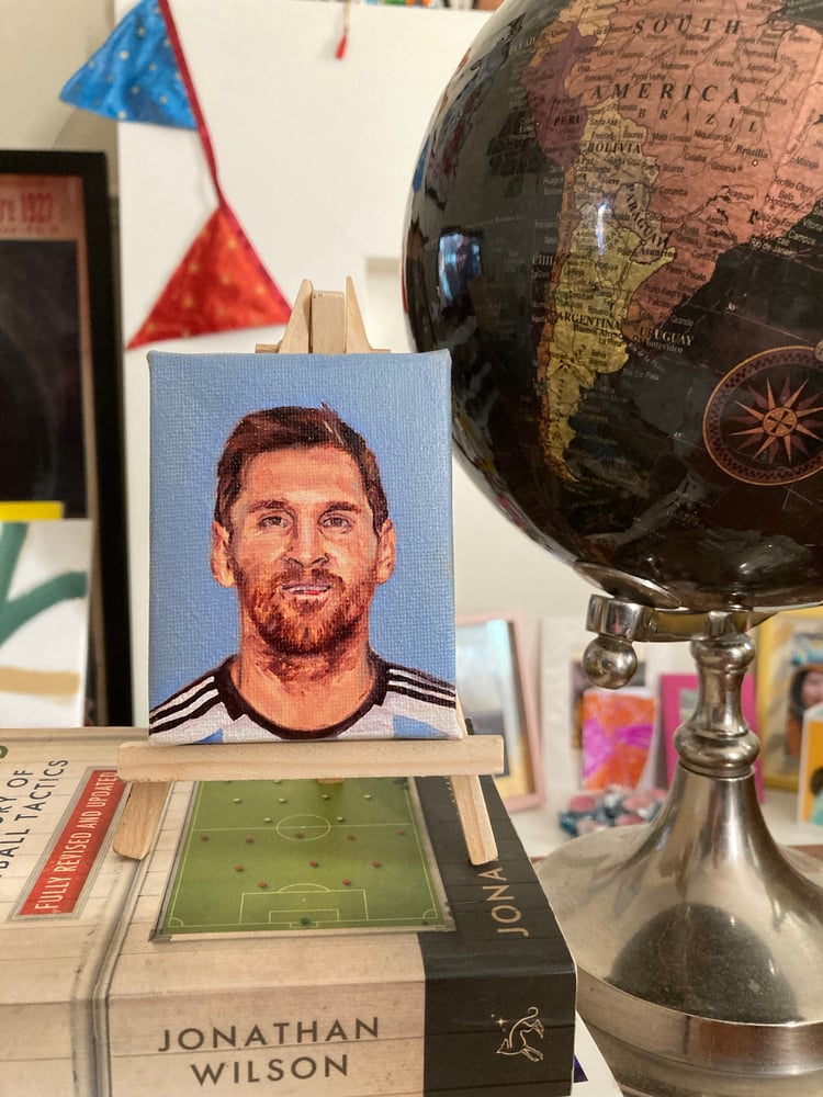 Image of Portrait of Lionel Messi