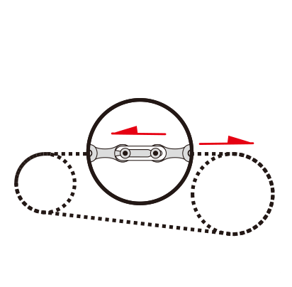 Image of KMC Z610HX Single Speed Chain