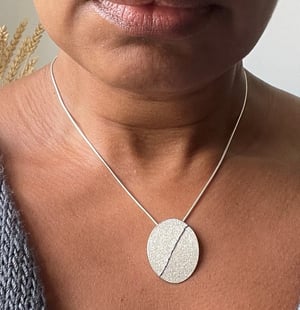 Image of Large Sewn Up necklace