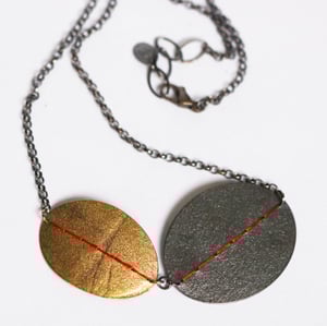 Image of 'Big Double' Sewn Up necklace