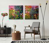 Image 2 of Zin - Mexi - Hemp Fields 1 + 2  | original canvas