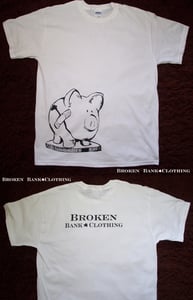 Image of Broken Bank Clothing Outline Logo T