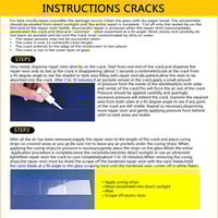 Image 5 of DIY Car Wind Shield Glass Repair Kit Vehicle Glass Windscreen Repair Car Glass Repair Kit Crack Rest