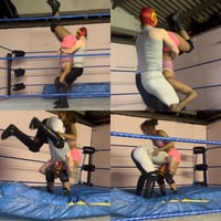 Lucha boy & autmn rose learn how todo piledrivers (mixed wrestling)