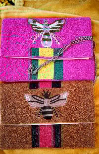 Image 3 of Beaded  Crossbody/ Clutch  