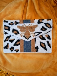 Image 4 of Beaded  Crossbody/ Clutch  