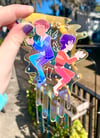Stars Align - Fancy Holographic Acrylic Pin
