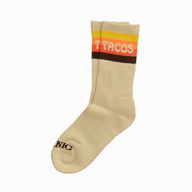 Taco Van Striped Crew Socks