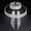 Elegant Tassel Necklace, Bracelet & Earring Set