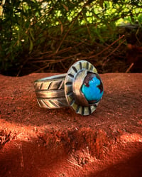 Image 1 of WL&A Handmade Old Style Gem Grade Bisbee Sunshine Ingot Ring - Size 11.5